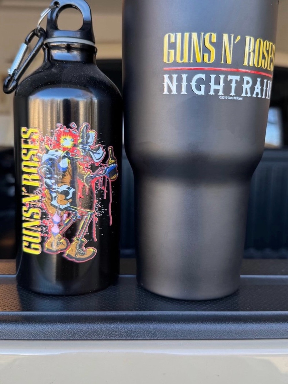 Guns N' Roses Black Nightrain Stainless Drink Set